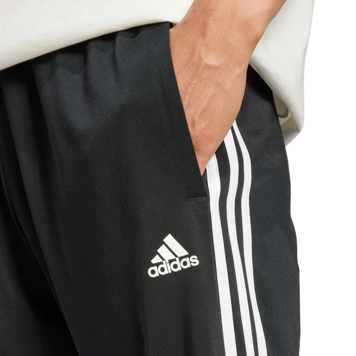 adidas Men's Essentials 3-Stripes Open Hem Pants