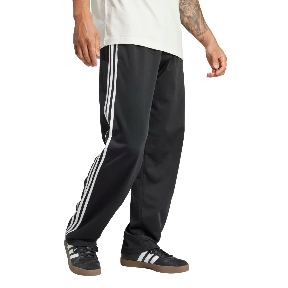 adidas Men's Essentials 3-Stripes Open Hem Pants