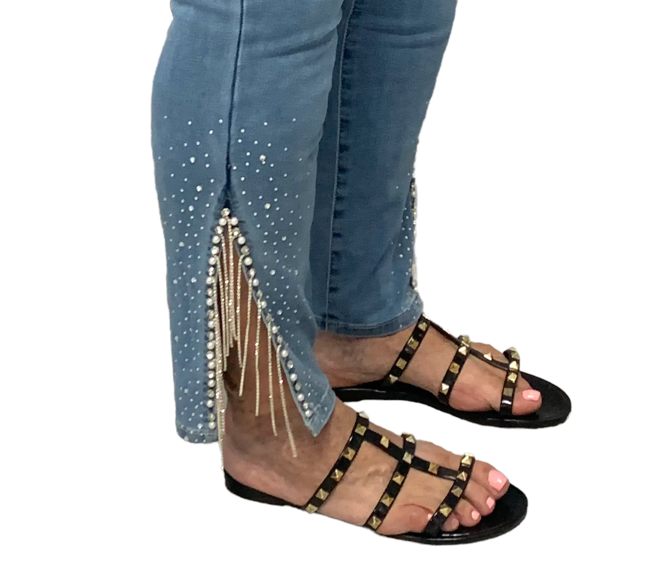 Ankle Jeans w/Stones