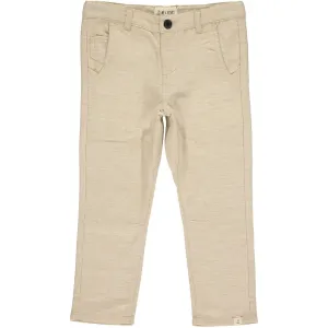 Boys Antony Soft Cotton Pants | Beige | Me and Henry