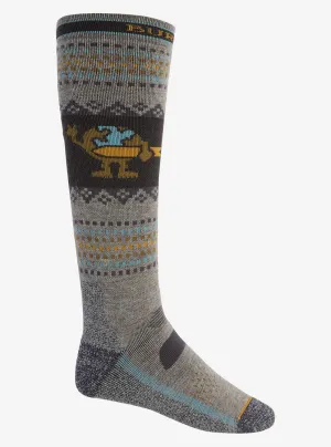 Burton Performance Midweight Socks Mens 2023 Oatmeal Heather