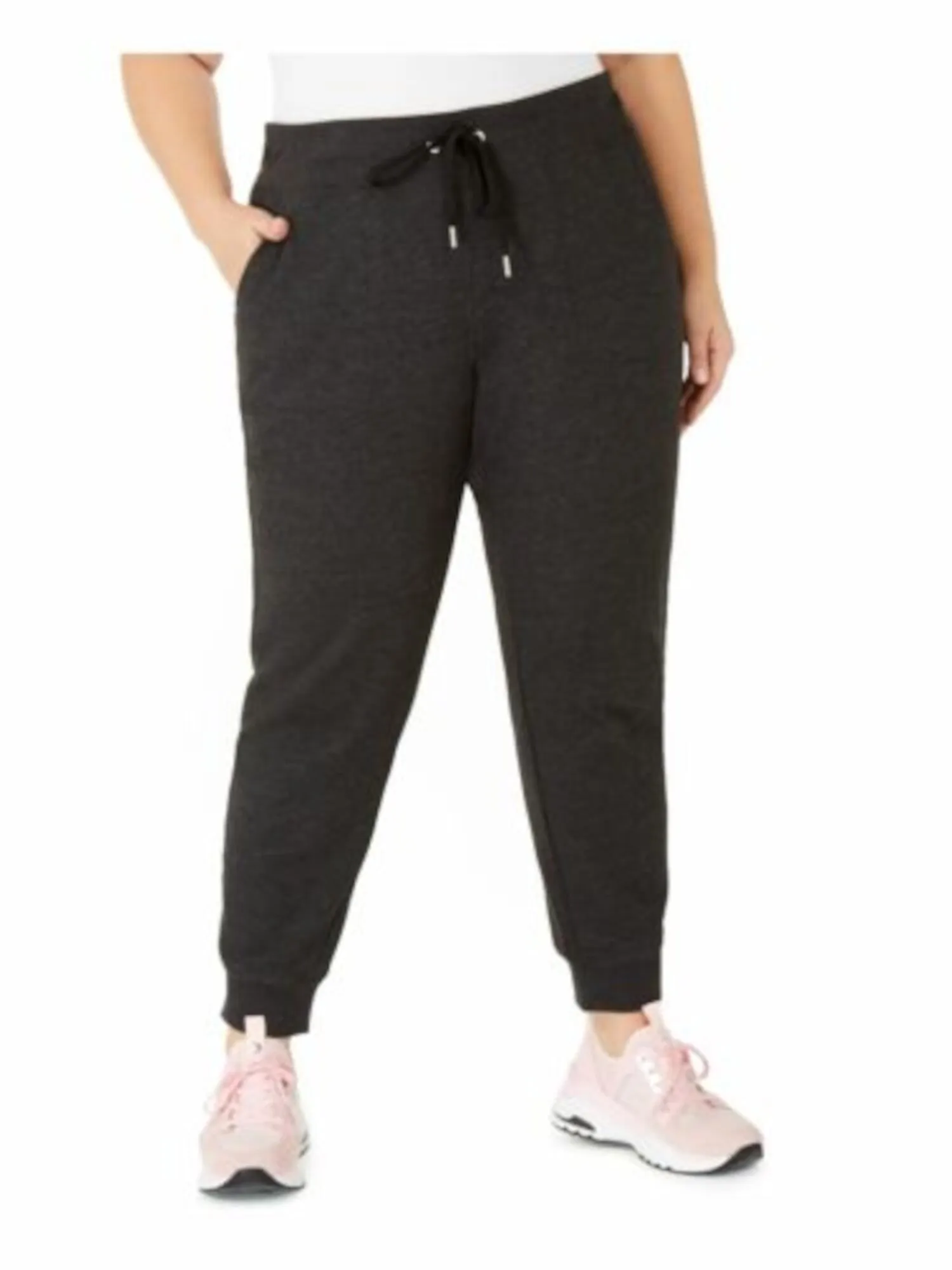 Calvin Klein Women's Heather Pants Gray Size 2X