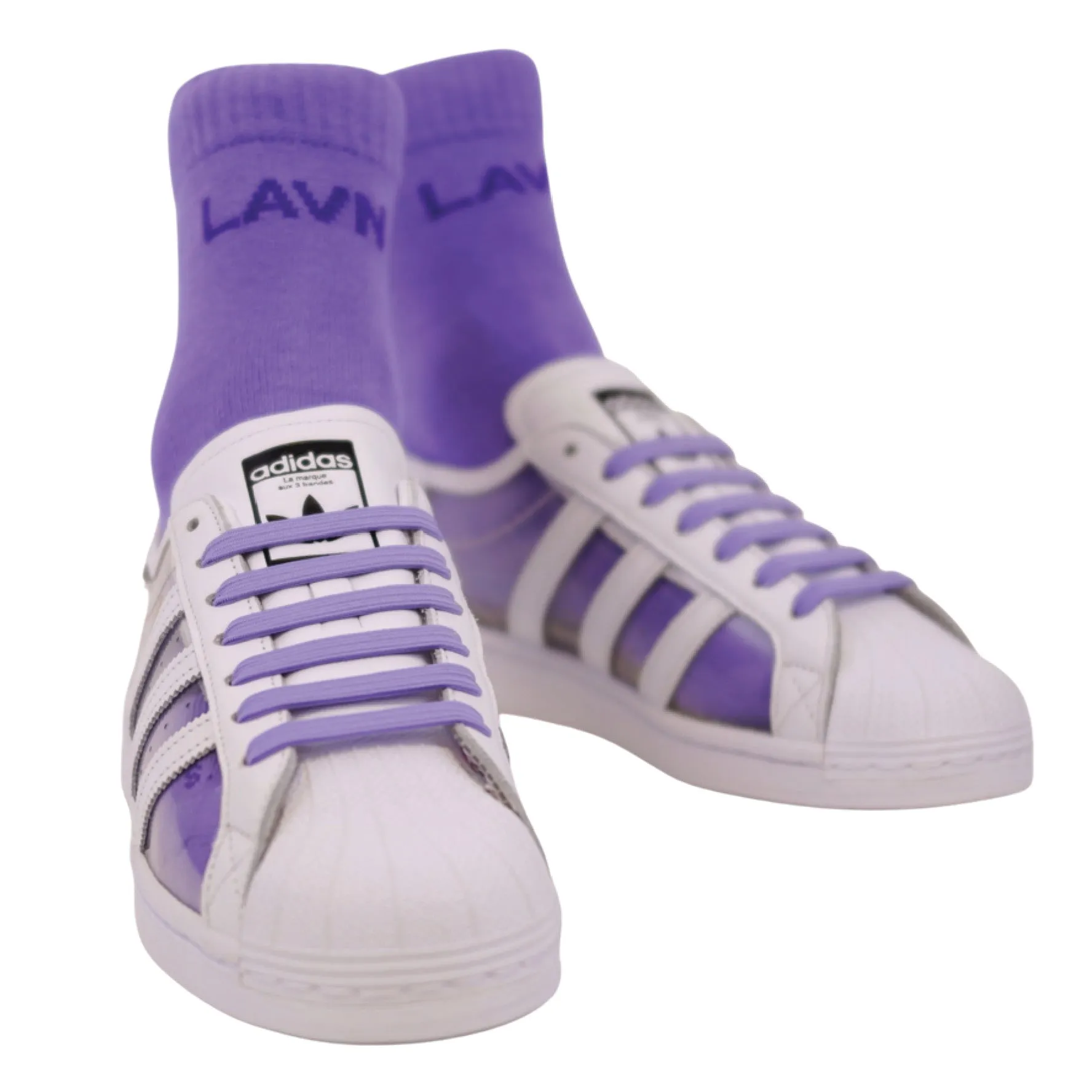 COLR By uLace Mid-Calf Socks - Lavender Purple