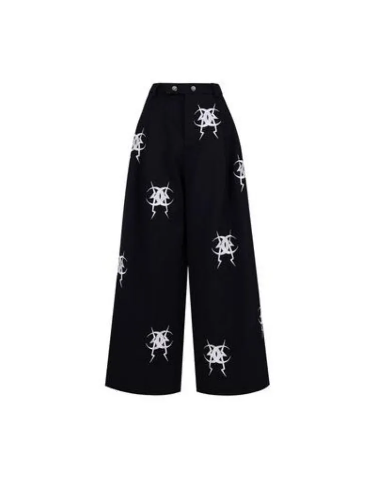 Embroidery casual pants【s0000003706】