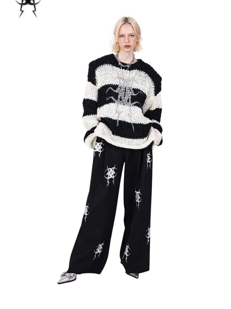 Embroidery casual pants【s0000003706】