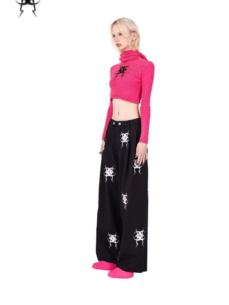 Embroidery casual pants【s0000003706】