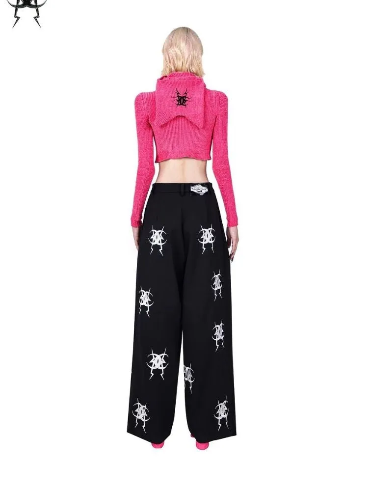 Embroidery casual pants【s0000003706】