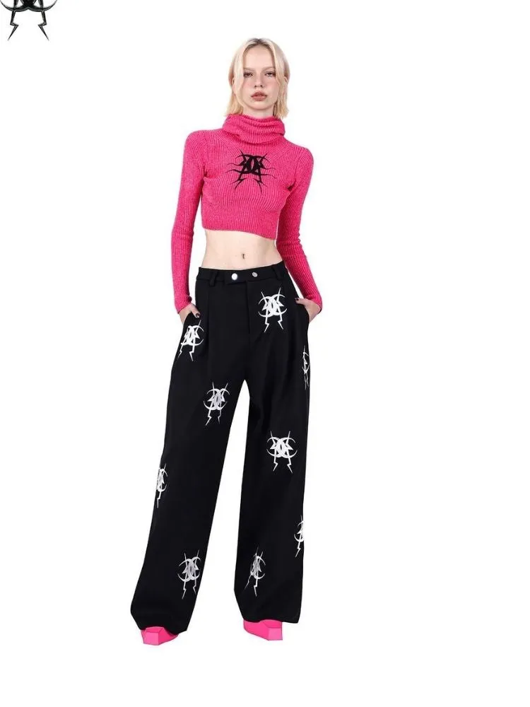 Embroidery casual pants【s0000003706】
