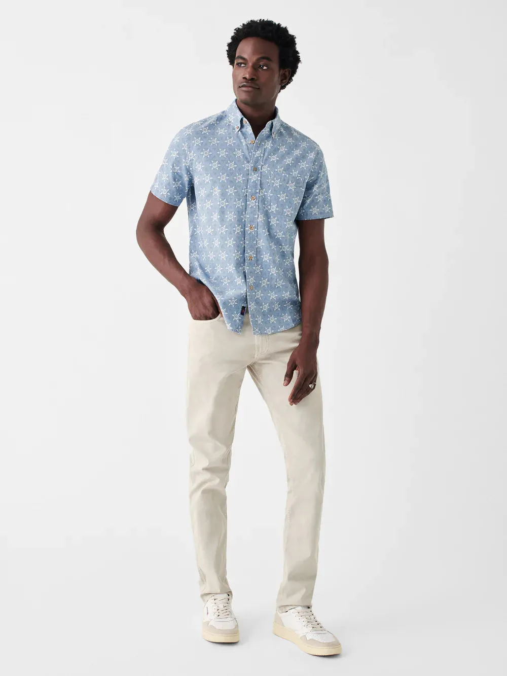FAHERTY Short Sleeve Stretch Playa Shirt