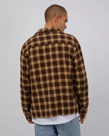 Henry Check Shacked - Brown