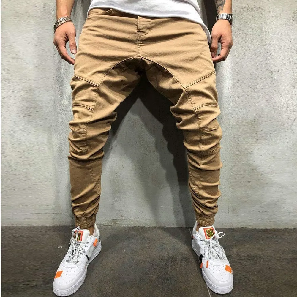Hiking Pants Men Baggy Cargo Work Pants Cargo Overalls for Men Men's Flex Waist Outdoor Cargo Pant 30 X 34 Men's