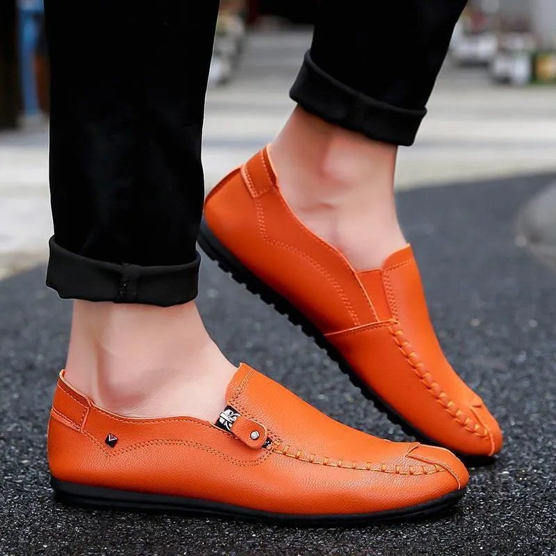 Men's Casual Lazy Leather Shoes