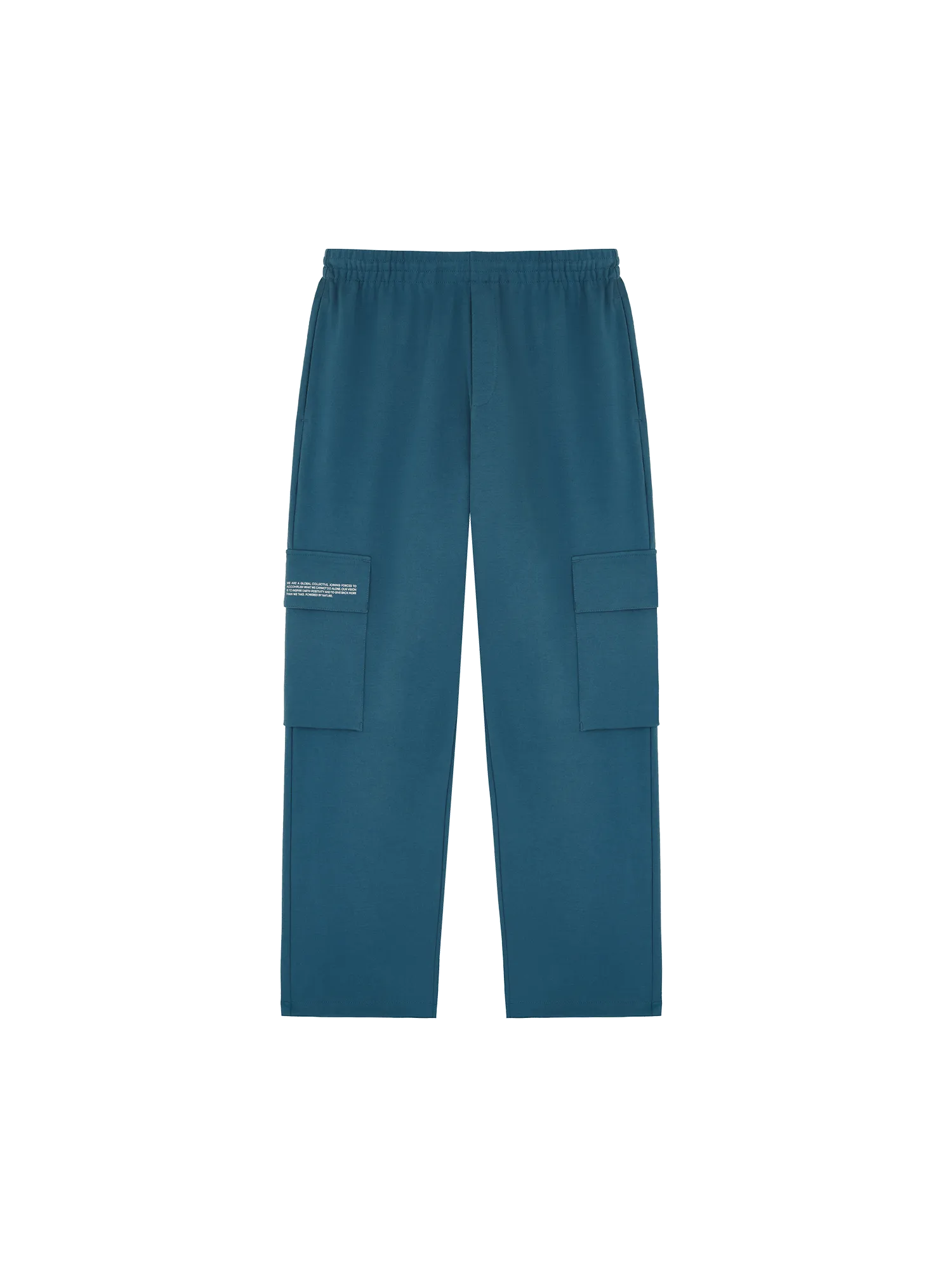 Mens Double Jersey Cargo Track Pantsstorm blue