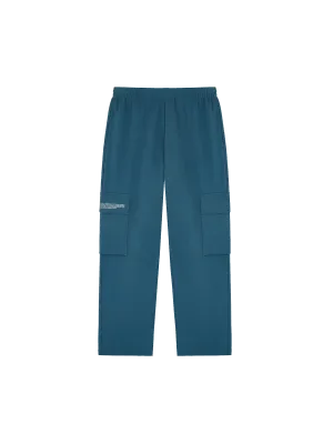 Mens Double Jersey Cargo Track Pantsstorm blue