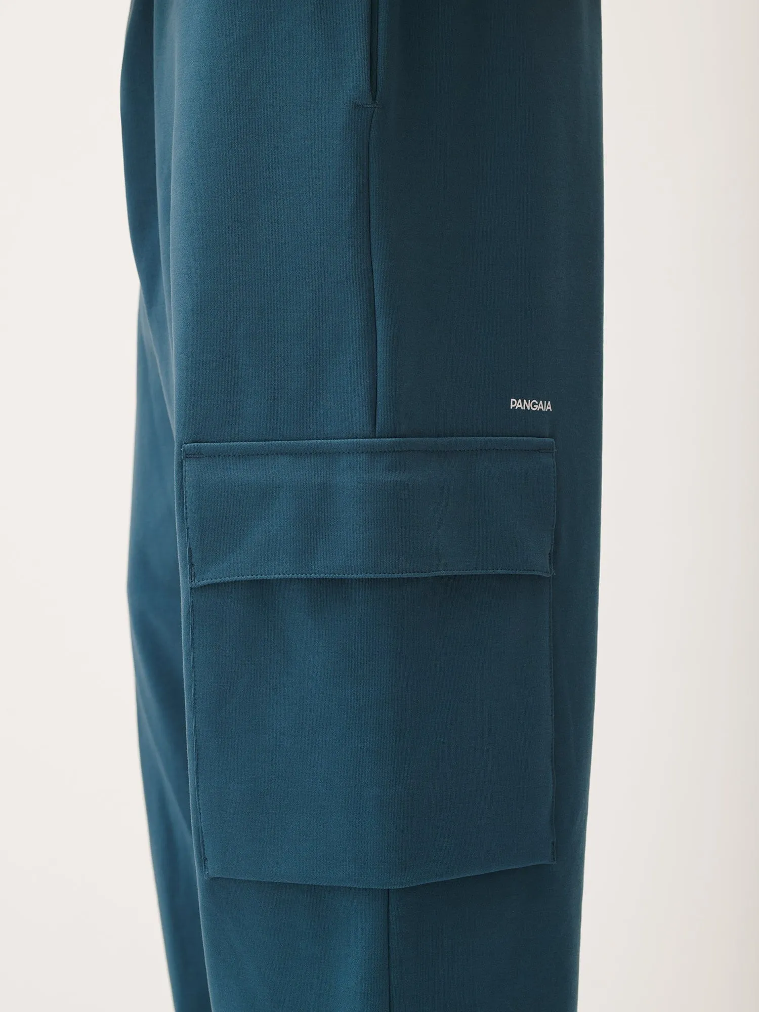 Mens Double Jersey Cargo Track Pantsstorm blue