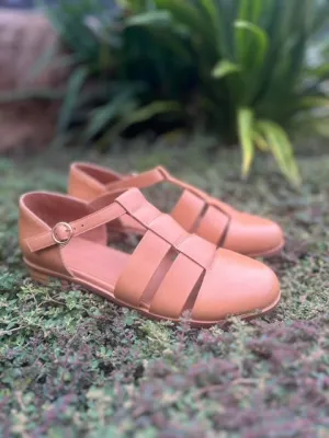 Quizzed Sandal - Camel