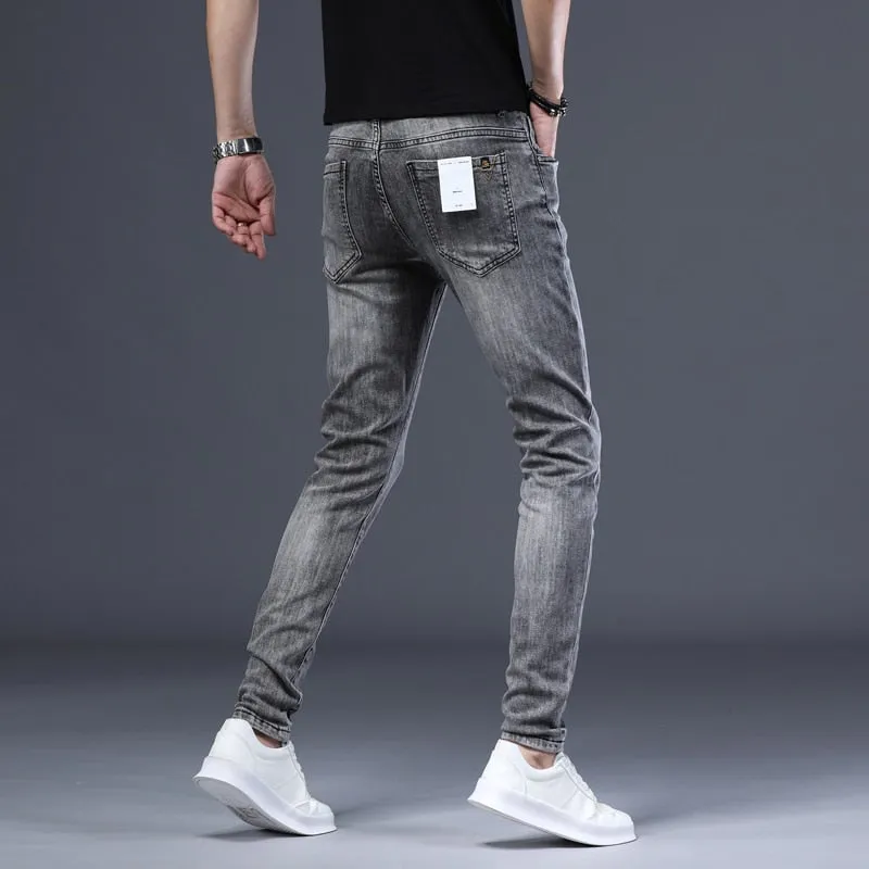West Louis Skinny Stretch Leisure Denim Pants
