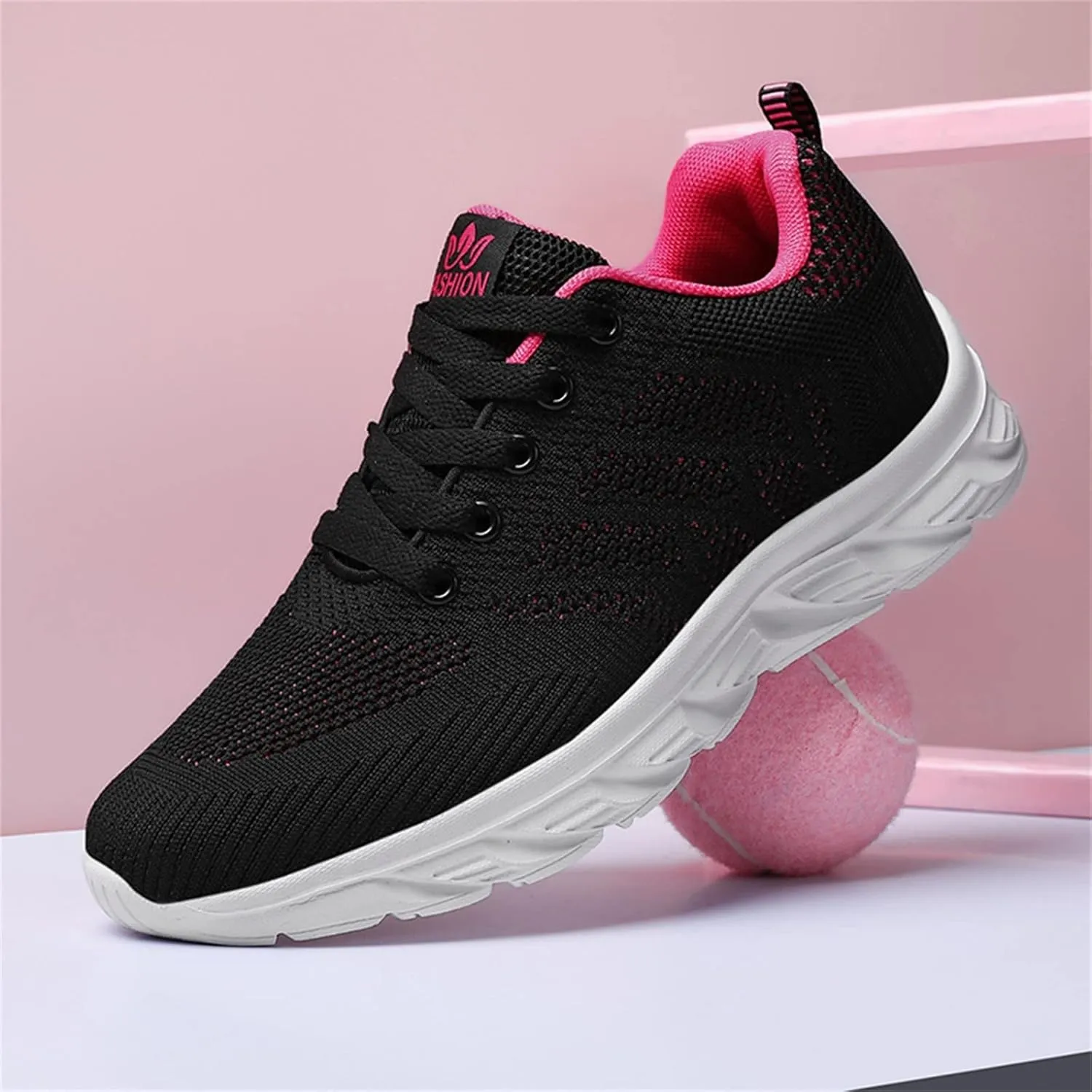 Womens Running Shoes Lightweight Breathable Non Slip Work Shoes for Women Slip on Tennis Shoes Non Slip Gym Workout Walking Sneakers Casual Comfortable Athletic Tennis Sneakers with Memory Foam