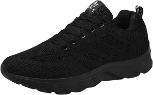 Womens Running Shoes Lightweight Breathable Non Slip Work Shoes for Women Slip on Tennis Shoes Non Slip Gym Workout Walking Sneakers Casual Comfortable Athletic Tennis Sneakers with Memory Foam